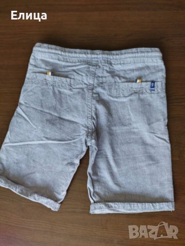 Детски къси панталони Okaidi с лен - размер 122, снимка 2 - Детски къси панталони - 45468565