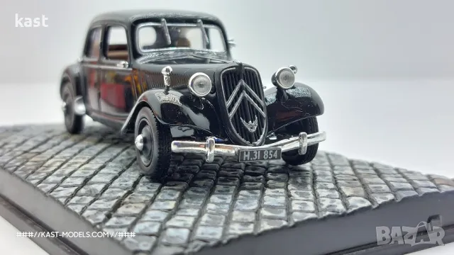 KAST-Models Умален модел на Citroen Traction avant "James Bond" Special-E 1/43, снимка 5 - Колекции - 47398968