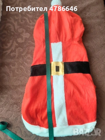 Новогодишен костюм на куче кученце