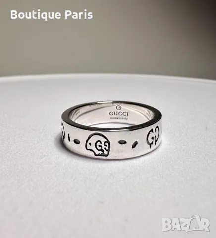 Gucci Ghost Skull оригинален пръстен