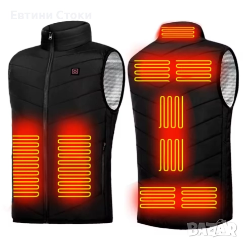 Електрически отопляем елек USB Unisex - топлина през зимата, снимка 3 - Други - 52041241