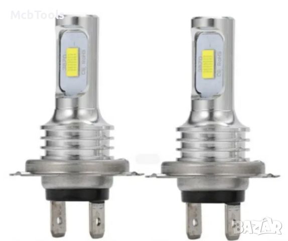 LED крушки за фар H7, снимка 1 - Аксесоари и консумативи - 46437161