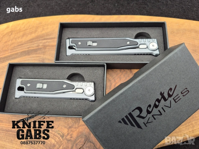 Reate EXO Graviti knife,гравитационен сгъваем нож,два размера, снимка 12 - Ножове - 49278687