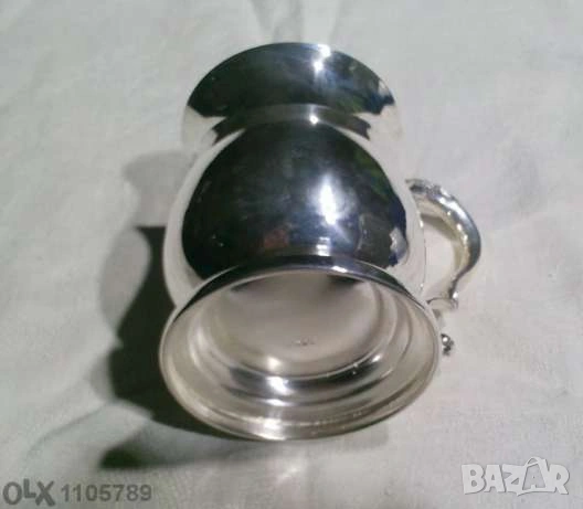 Посребрена чаша - 199 гр. , снимка 4 - Други ценни предмети - 53672641