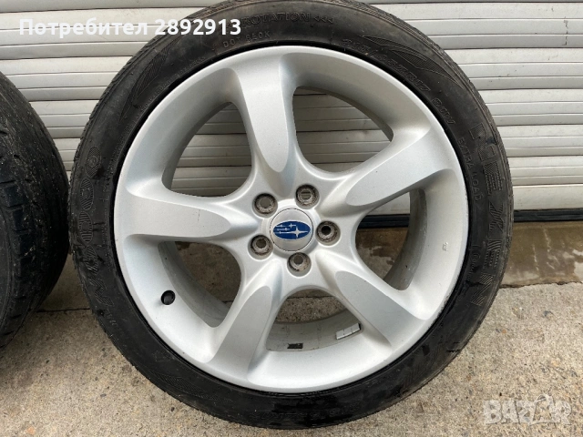 Джанти субару 17, снимка 5 - Гуми и джанти - 53844771