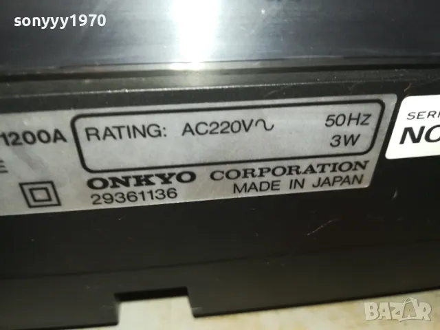 ONKYO CP-1200A MADE IN JAPAN-ВНОС SWISS 1602251512LNWC, снимка 15 - Грамофони - 49152315