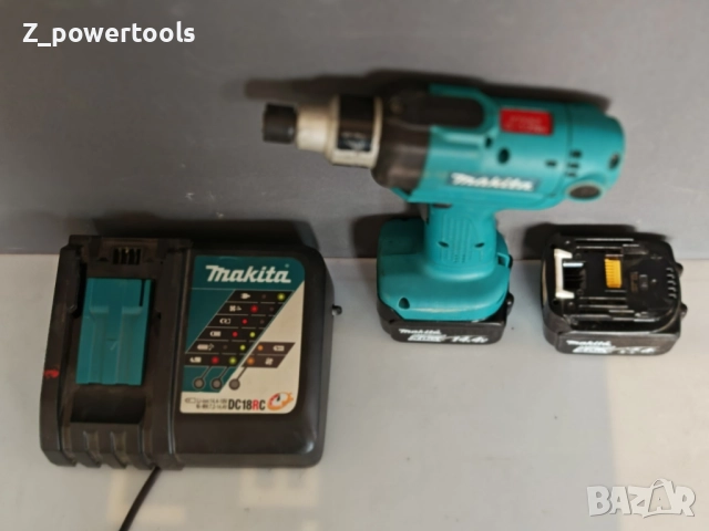 Makita DFT126F – Професионален винтоверт + зарядно + 2 батерии, снимка 8 - Винтоверти - 52301674