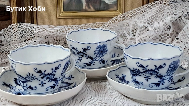 Магията на Майсен - ,,Син лук / Zwiebelmuster,,, снимка 2 - Антикварни и старинни предмети - 53957243