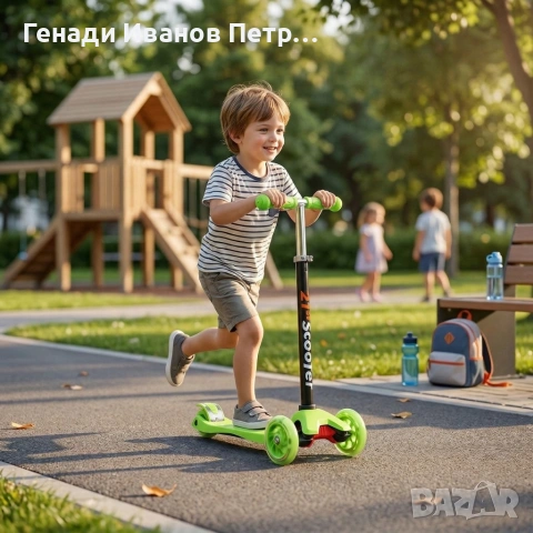 детска сгъваема тротинетка, снимка 3 - Детски велосипеди, триколки и коли - 53944056