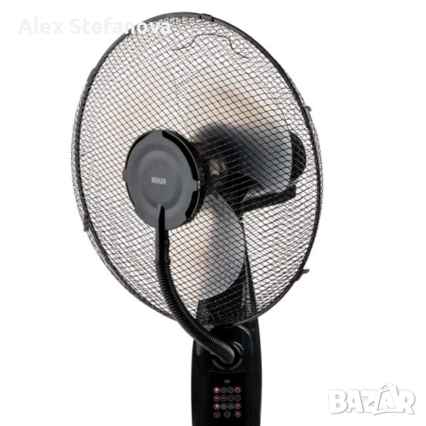 Вентилатор с водна мъгла 16'', 75W, LED, дист. упр-е, снимка 7 - Вентилатори - 50555772