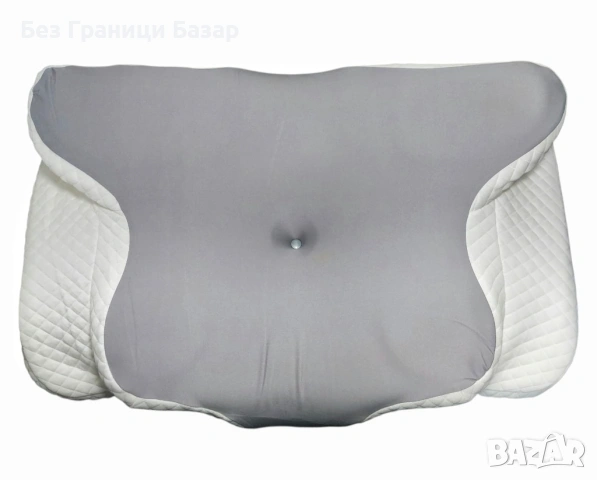 Нова Възглавница против напрежение във врата – мемори пяна, калъф за сън