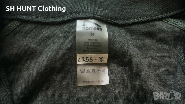 NORHEIM Thermo Underwear 70% Merino Wool размер M термо блуза 70% Мерино вълна - 1896, снимка 9 - Екипировка - 53143862