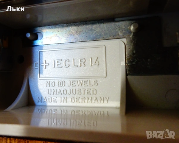 Калаен стенен часовник Junghans 1.6 кг.,перфектен. , снимка 6 - Антикварни и старинни предмети - 54168683