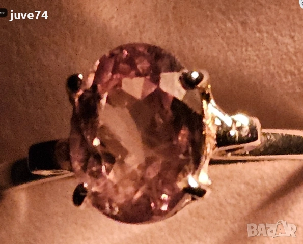 СРЕБЪРЕН ПРЪСТЕН С ЕСТЕСТВЕН СУЛТАНИТ (ТУРЦИЯ)  СЕРТИФИКАТ, снимка 6 - Пръстени - 53297493