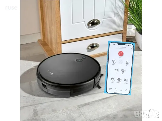 НОВ! Робот прахосмукачка Smart управление станция 2 филтъра EPA-12, снимка 5 - Прахосмукачки - 50169032