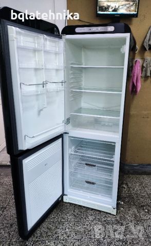 черен ретро хладилник smeg fab32nes7 , снимка 2 - Хладилници - 45224672