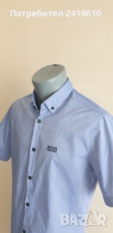 Hugo Boss Regular Fit Stretch Cotton  Mens Size S НОВО! ОРИГИНАЛНА Мъжка Риза!, снимка 5 - Ризи - 46102740