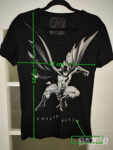 Philipp Plein мъжка тениска, S размер, Батман/Batman, снимка 5 - Тениски - 45237010
