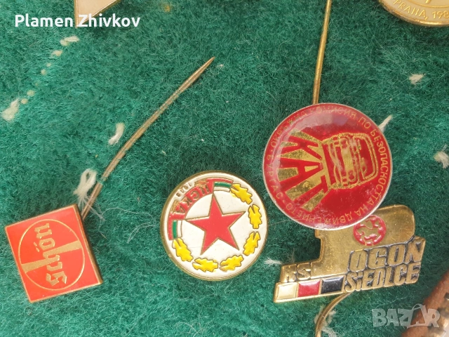 голяма стара колекция от значки с акцент СПОРТ, снимка 4 - Колекции - 54025384