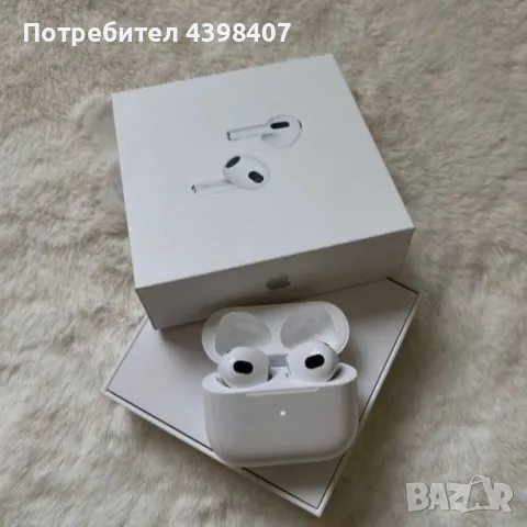 Чисто нови Airpods 3, снимка 2 - Безжични слушалки - 49596404