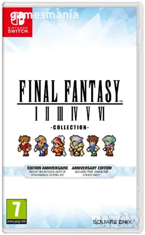 [NINTENDO Switch] СУПЕР Цена / Final Fantasy I-VI Collection Anniversary Edition, снимка 1 - Игри за Nintendo - 47229428