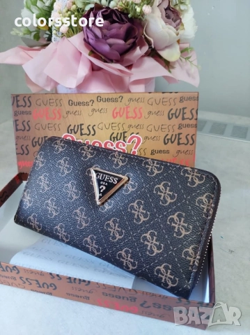 Кафяво портмоне Guess/SG90y, снимка 4 - Портфейли, портмонета - 51719138