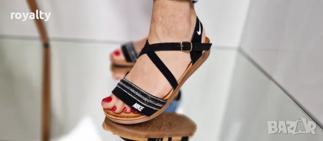 Nike черни дамски сандали , снимка 6 - Сандали - 50349919