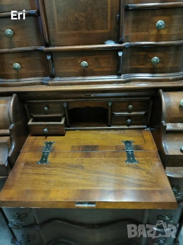 Старинно писалище с надстройка , снимка 3 - Антикварни и старинни предмети - 53121776