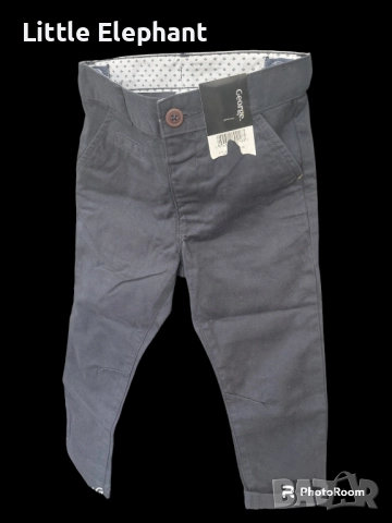 Тъмно сини чиноси за момченце на 2-3 год,Англия/нови