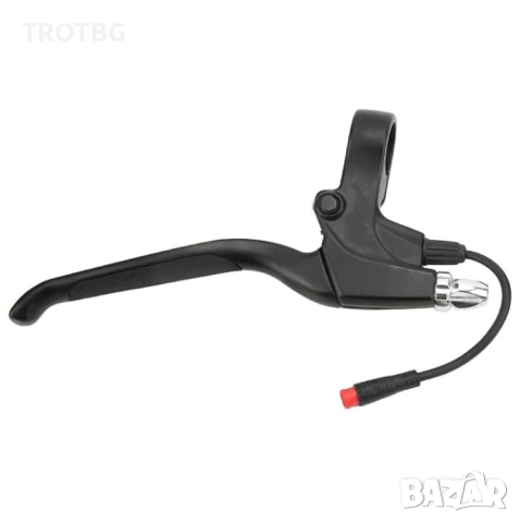 Електрически спирачни лостове с червена букса, 2-pin, снимка 3 - Части за велосипеди - 53749799