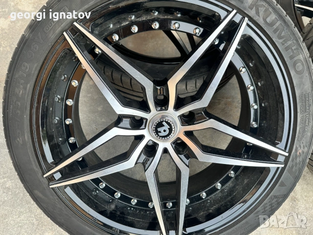 Джанти 19 цола 5x120, 74,1/ 72,6, за BMW с летни гyми Kumho 255/35/19, снимка 2 - Гуми и джанти - 53764030