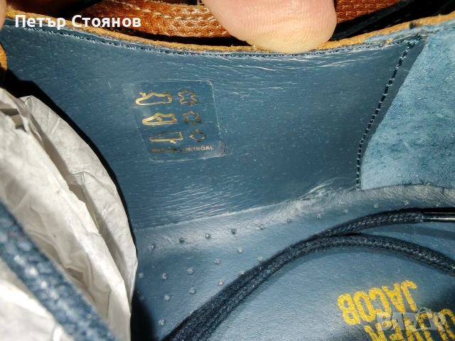 Елегантни мъжки обувки от естествена кожа Oliver Jacob №43, снимка 5 - Ежедневни обувки - 53794513