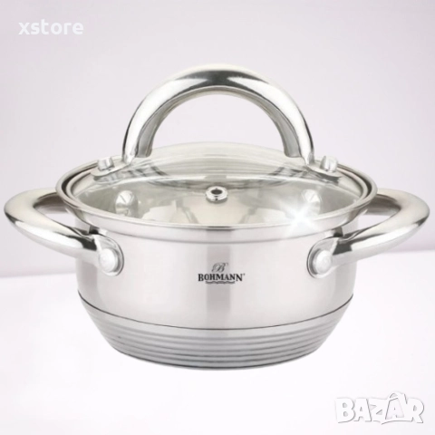 Тенджера Bohmann, 0.7 л./ 1 л., неръждаема стомана, снимка 5 - Съдове за готвене - 52697117