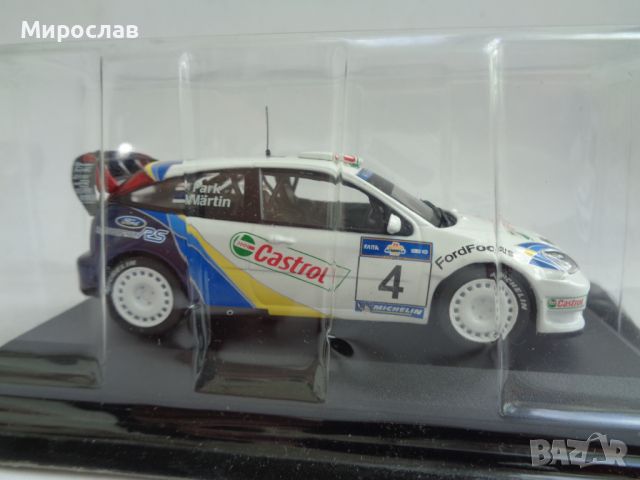 1:43 FORD FOCUS WRC ИГРАЧКА КОЛИЧКА РАЛИ МОДЕЛ , снимка 4 - Колекции - 46007625