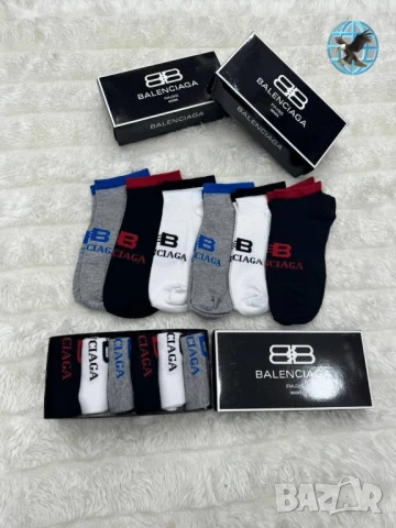 чорапи 6 чифта versace gucci tommy hilfiger Victoria's secrets lacoste , снимка 18 - Дамски чорапи - 51267026