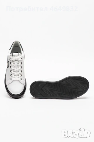 Karl Lagerfeld Кожени спортни обувки Kapri Kushion, снимка 4 - Маратонки - 53224974