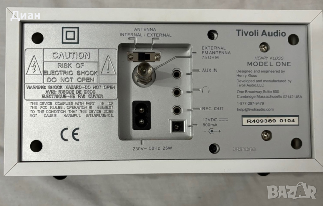 Радио Tivoli Model One, снимка 3 - Аудиосистеми - 45031358