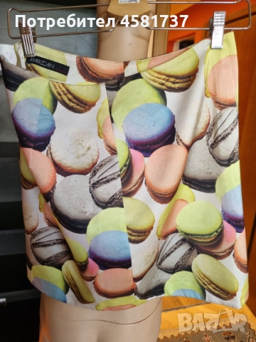 Пола с десен донъти Marc Cain, размер М, снимка 4 - Поли - 51666865