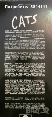 Плоча The Cats by Andrew Lloyd Webber, снимка 2 - Грамофонни плочи - 49914544