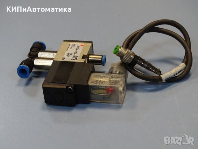 пневматичен разпределител SMC VK 332-500-M5-0 solenoid valve 24VDC, снимка 4 - Резервни части за машини - 46584838