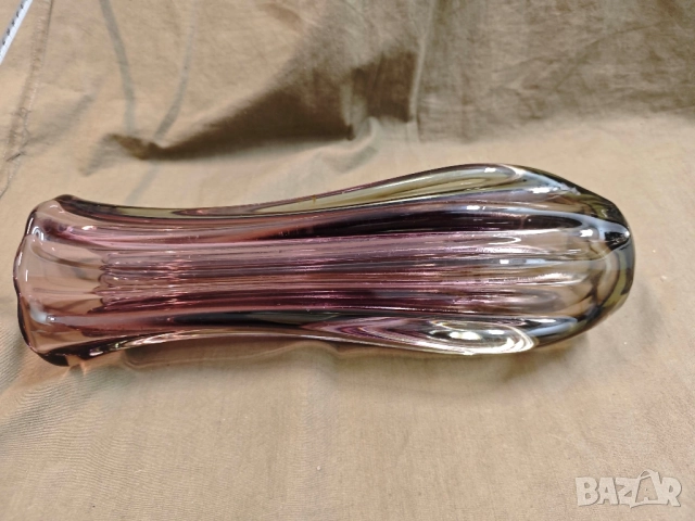 Продавам ваза цветно стъкло , снимка 5 - Вази - 52426024