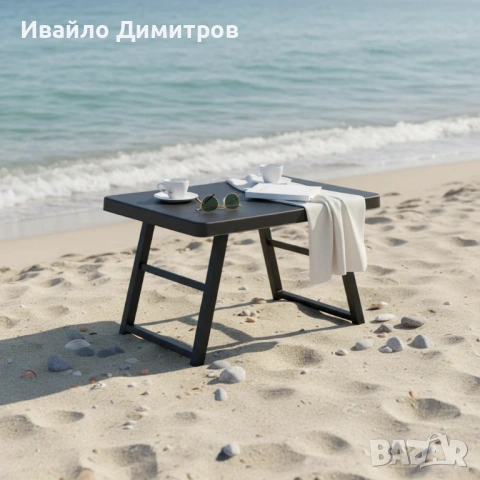 Сгъваема пикник маса-къмпинг масичка – Антрацит, снимка 2 - Маси - 54215804