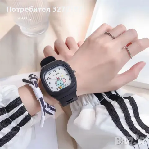 MINISO Сладък детски кварцов часовник,Моден светещ,Различни цветове, снимка 12 - Детски - 48330882