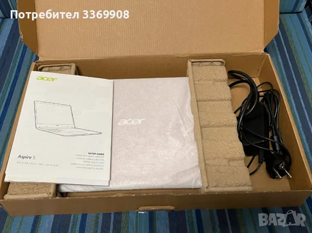 Продавам нов Acer Aspire 5, снимка 10 - Лаптопи за дома - 47195912