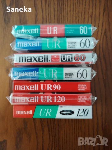 MAXELL UR 60,90,120, снимка 3 - Аудио касети - 36073294