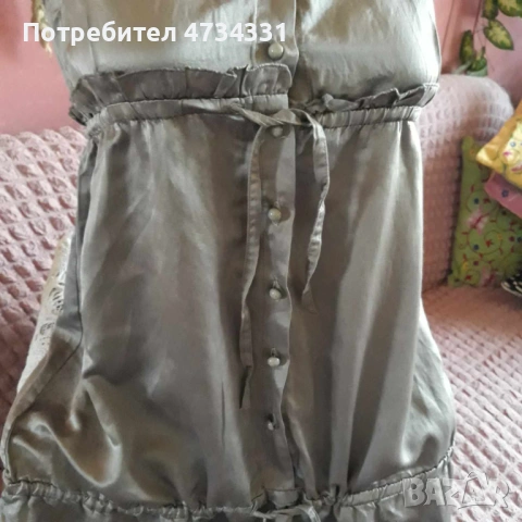 Miss Miss Рокля копринена , снимка 3 - Рокли - 53476532