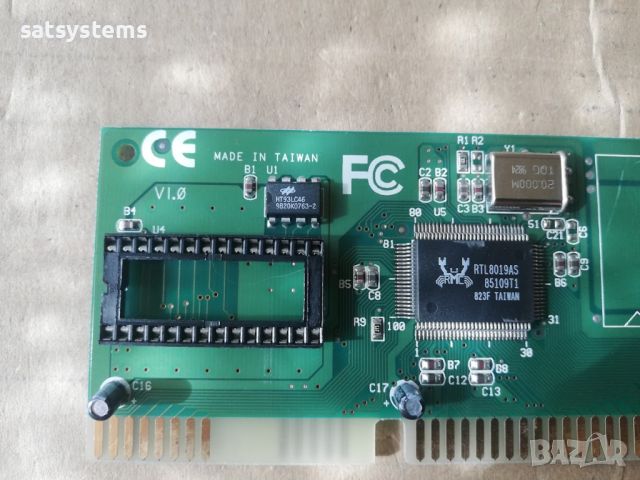 Repotec RP-1622T Network Ethernet Controller Card 16-Bit ISA, снимка 7 - Мрежови адаптери - 45878662