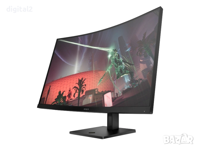 Mонитор, HP, OMEN 32c, 31.5", QHD, 165Hz, черен, регулируем, 2560x1440, снимка 7 - Монитори - 53526864