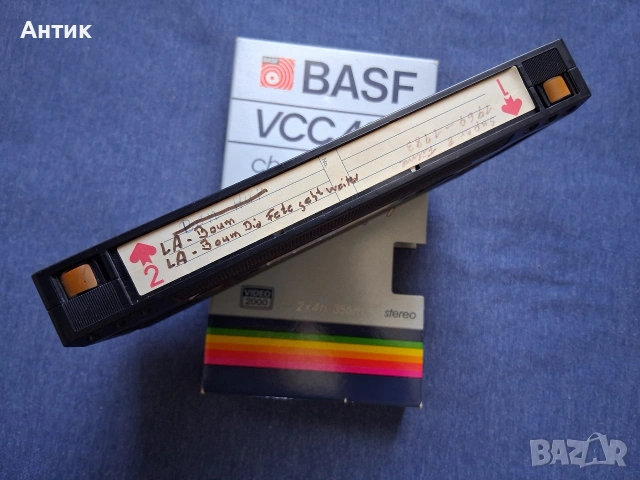 Видеокасети BASF E - 240 HIFI Professional в Кутия / BASF VCC 480 Stereo, снимка 12 - Колекции - 54096851