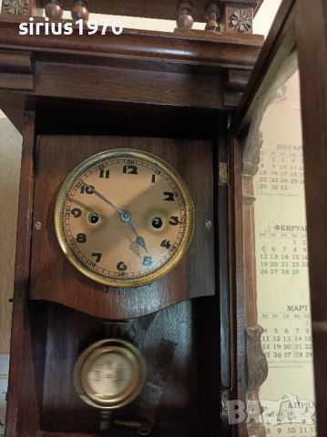 много стар немски стенен часовник, снимка 4 - Стенни часовници - 45342649